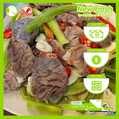 [GIAO NHANH HCM] Bắp bò Úc Thái Mỏng thơm giòn, nhiều gân, chắc thịt - Khay 500gr