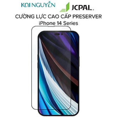 Miếng Dán Cường Lực Trong Suốt Dành Cho iPhone 14 PRO MAX / 14 PRO / 14 PLUS / 14 / 13 JCPAL PRESERVER - HÀNG CHÍNH HÃNG