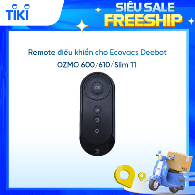 Remote điều khiển robot hút bụi Ecovacs OZMO ( slim 11/ 600 / 610 / U2 PRO ) - Hàng Chính Hãng