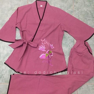 ĐỒ LAM ĐI CHÙA Nhật Nơ Hoa Thêu