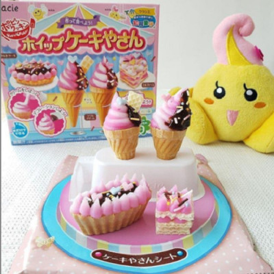 Combo 2 hộp kẹo Popin Cookin đồ chơi ăn được gồm: Kem Chocolate + Sushi / Cơm Bento / Bánh Donut
