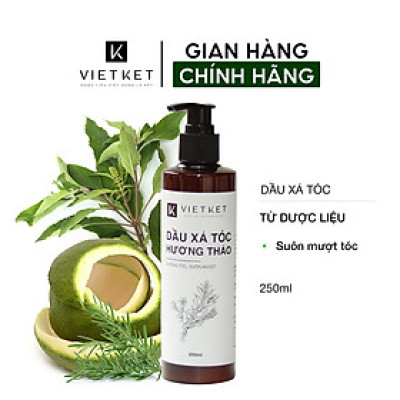 Dầu Xả Tóc Thảo Dược VIETKET 250ml - Giúp tóc suôn mượt