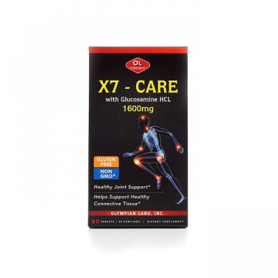 X7-Care Olympian Labs – Hỗ trợ xuong khớp và đĩa đệm chắc khỏe - chai 60 viên - Mỹ