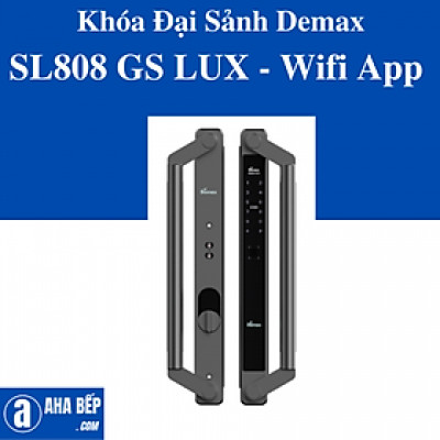 KHÓA ĐẠI SẢNH - BIỆT THỰ DEMAX SL808 GS LUX - WIFI APP - HÀNG CHÍNH HÃNG