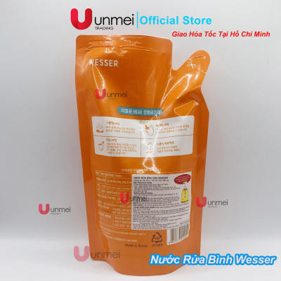 Combo 2 nước rửa bình sữa  (Gói)