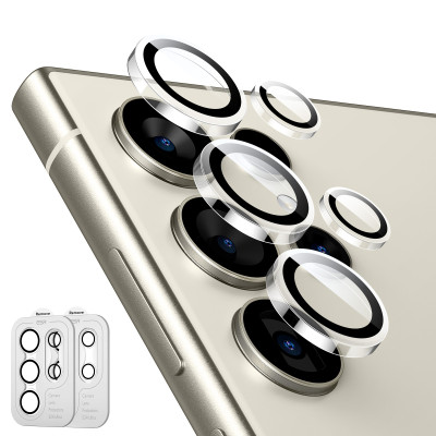 Bộ 2 Kính Cường Lực ESR cho Samsung Galaxy S24 Ultra, ESR Tempered-Glass Screen và Camera Lens Protectors Set_ Hàng chính hãng