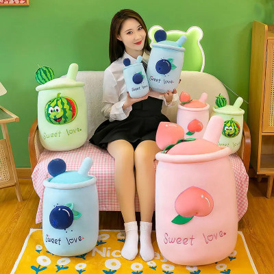 Thú bông trà sữa trái cây Sweet love siêu dễ thương hàng cao cấp (25cm--->70cm) Gối ôm ly trà sữa trái cây mềm mịn êm ái hot trend