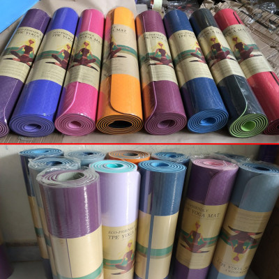 Thảm Yoga TPE 2 Lớp Siêu Dày 10mm (±0.5mm) - Thảm Tập Yoga Định Tuyến TPE 2 Lớp Siêu Siêu Dày 10mm (±0.5mm) Chính Hãng miDoctor – Tặng Bao Đựng Thảm + Dây Buộc Thảm Tập Yoga