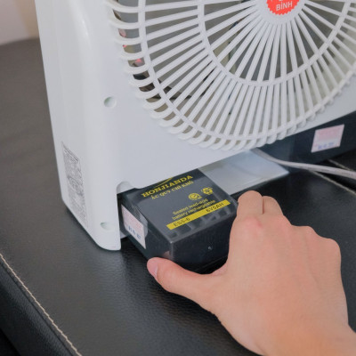 Bình ắc quy khô 6V-5Ah thay thế cho quạt sạc đèn sạc Honjianda - Hàng Chính Hãng