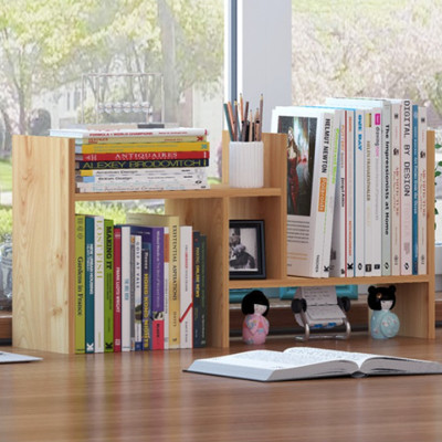 Kệ sách gỗ để bàn - Tủ,kệ sách mini - Giao màu sắc ngẫu nhiên 