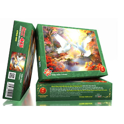 Tranh ghép hình trong vài phút - Tranh xếp hình cao cấp tia sáng - Tranh ghép hình 475 mảnh : 004-Viên mãn