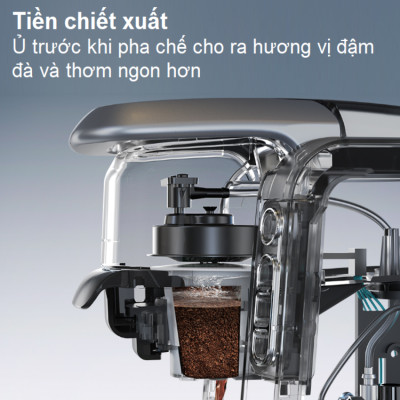 Máy pha cà phê 4 trong 1, Espresso, Viên Nén Nespresso, Nescafe Dolcegusto, Kcup Thương hiệu Mỹ cao cấp HiBREW - H6. Hàng chính hãng