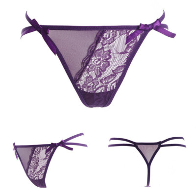 Quần lọt khe nữ ren sexy - quần lót chip nữ ôm mông gợi cảm - Tím
