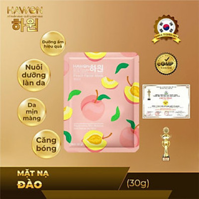 Mặt Nạ Giấy Dưỡng Da Trái Cây Chính Hãng HAWON - 25g