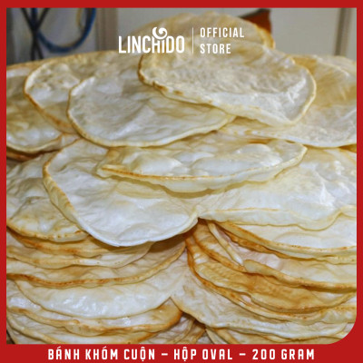 Bánh Khóm Cuộn - Đặc Sản Đồng Tháp - Hộp Oval - 200 Gram