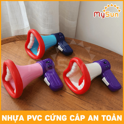 Loa đồ chơi cho bé loa mini thay đổi giọng nói phát thanh cầm tay tặng PIN