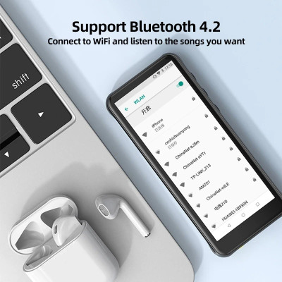 (Hỗ Trợ Tiếng Việt) Máy Nghe Nhạc Android 8.1 MP4 Màn Hình Cảm Ứng 4.0 Inch Bluetooth WiFi Ruizu Z80 - Hàng Nhập Khẩu