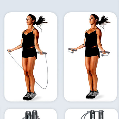 Dây Nhảy Thể Thao Lõi Thép Cao Cấp Teement Tự Động Đếm Số, Tích Hợp Đo Calo, Quãng Đường, Độ Dài Dây Tùy Chỉnh, Chiều Dài 3m, Trục Xoay 360 Độ  - Kèm Bóng Xoay, Tạ Điều Chỉnh Khối Lượng - Hàng Chính Hãng