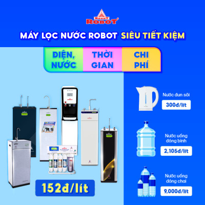 Máy Lọc Nước ROBOT Alpha Pro 9GK-UR - Hàng Chính Hãng