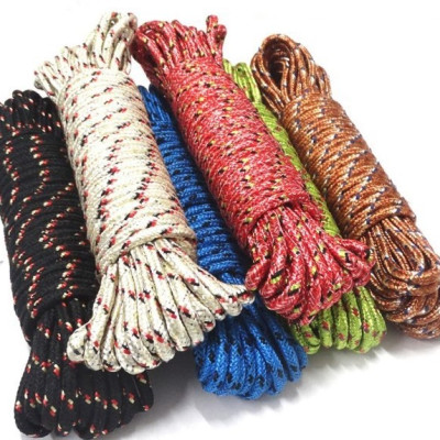 Bộ 2 Dây Dù 10m Phơi Quần Áo , Cột Liều , Dụng Cụ Dã Ngoại - PaKaSa ( Màu ngẫu nhiên )