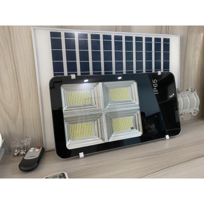 Đèn đường rời thể năng lượng mặt trời Jindian JD-E6200 Công suất 200W Khung Nhôm, Chip Led "SMD" 