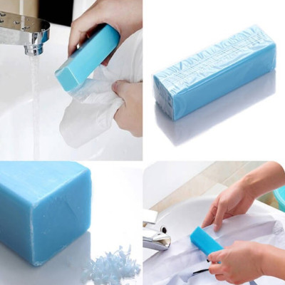 Thanh xà phòng giặt cổ áo, ống tay áo 100g - nội địa Nhật Bản
