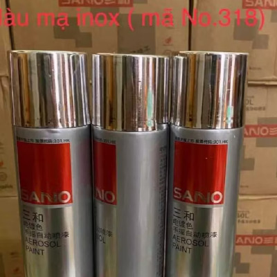 Chai sơn xịt mạ màu inox mạ crôm 