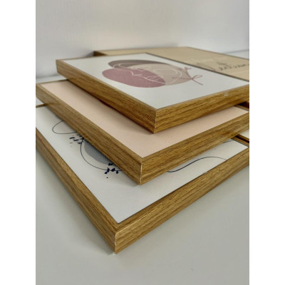 Bộ 3 tranh canvas treo tường Decor Châu Âu cổ điển - DC299