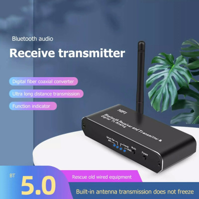 ROGTZ - Bộ thu phát Bluetooth 5.0 D09 Hỗ trợ A2DP AVRCP Kết nối đa dạng Android/IOS/PC/Laptop/Tablet/Máy chơi game Optical analog Coaxial AV3.5 Nhỏ gọn Dễ sử dụng Hàng Chính Hãng