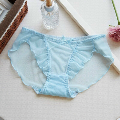 Combo 5 Quần Lót Ren Nữ Phối bèo trong suốt siêu xinh (màu ngẫu nhiên)