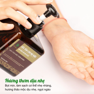 Bộ tắm body và dưỡng trắng toàn thân Wonmom ( 1 Kem sữa nghệ toàn thân + 1 Sữa tắm cho mẹ )