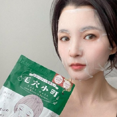Mặt Nạ Giấy Chống Lão Hóa Tái Tạo Phục Hồi Da Kosé Clear Turn Komachi Smoothing Face Mask (7 Miếng)