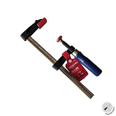 Kẹp chữ F dùng điều chỉnh gỗ 50x200mm Workpro WP232026