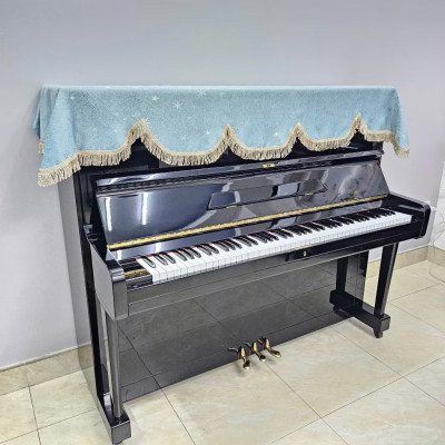 Bộ khăn phủ đàn piano cơ phong cách Châu Âu cổ điển sang trọng chống bụi chống xước - Hàng chính hãng