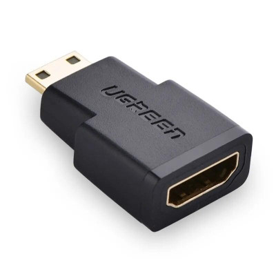 Ugreen UG2010120101TK Màu Đen Đầu chuyển đổi Mini HDMI sang HDMI - HÀNG CHÍNH HÃNG