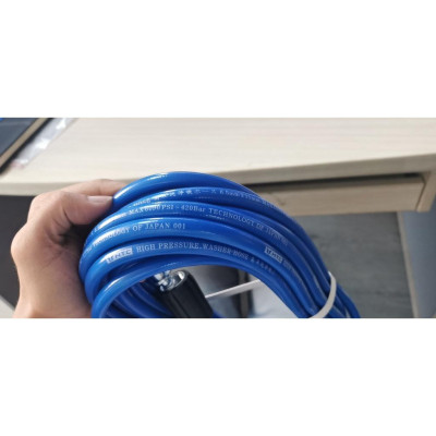 [Freeship]Dây xịt rửa xe HIỆU HTC LOẠI 15M,HTC6511-15W3 từ nhựa PVC áp lực cao 420 bar( 6090PSI),ĐK 6.5*11mm,