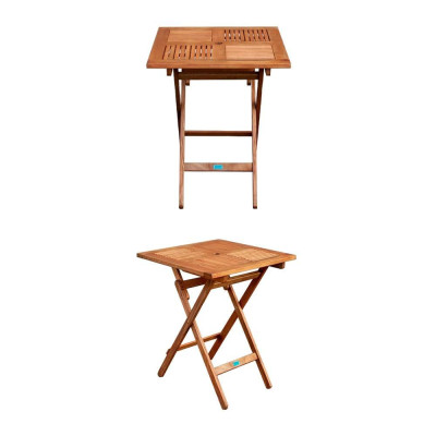 Bàn Xếp Gorontalo 700 IBIE NT4013 (70 x 70 x 72 cm) - Nâu