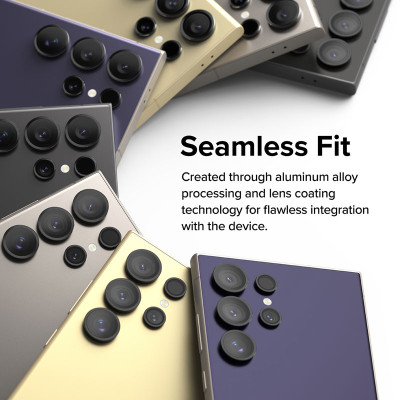 Dán camera Ringke Lens Frame Glass cho Samsung Galaxy S24 Ultra_ Hàng Chính Hãng