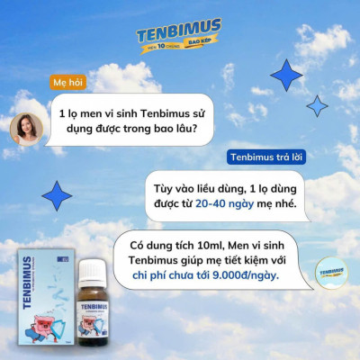 TENBIMUS – Men Vi Sinh đa chủng châu Âu Chai 10ml