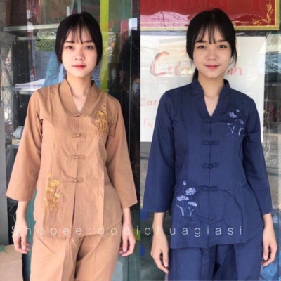 ĐỒ LAM ĐI CHÙA Bà Lai Tim Vải Kate