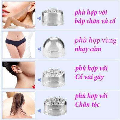 Máy massage mini 4 đầu loại xịn có sẵn pin trâu theo máy (giá cực rẻ)