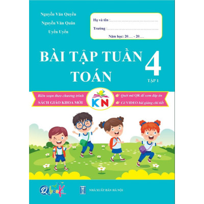 Sách Combo Bài Tập Tuần Toán và Tiếng Việt Lớp 4 - Kết Nối Tri Thức Với Cuộc Sống