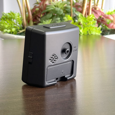 Đồng hồ Báo thức Rhythm CRE310NR02 – KT: 8.0 x 8.2 x 4.2cm. Vỏ nhựa. Dùng Pin.