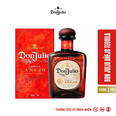 Rượu Don Julio Anejo Tequila 38% 75cl