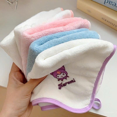 Set 5 Khăn Mặt Cực Xinh Kuromi - Chất Vải Mềm Mịn - An Toàn size 30x30