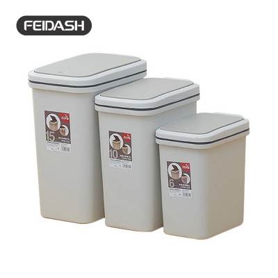 Thùng Rác Hộ Gia Đình , Thùng Rác Nhà Bếp Phòng Tắm Nhà Vệ Sinh Phòng Ngủ Có Thể Bấm Tay Đơn Giản Phong Cách Nhật Bản Nhãn Hiệu FEIDASH G2710/G2720