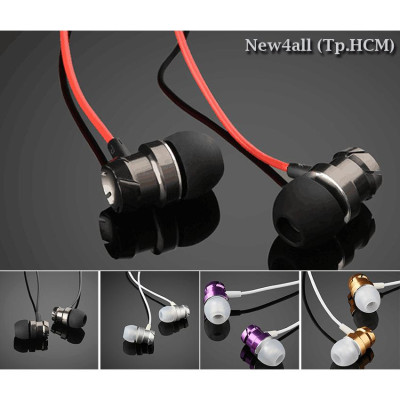 Tai nghe có Mic New4all Piston Basic in-ear super Bass kiểu dáng thời trang - Hàng Chính Hãng