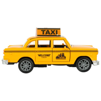 Đồ Chơi Mô Hình Xe Taxi Chạy Trớn - Toys&Joys 53224 - Màu Vàng
