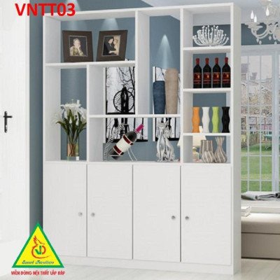 TỦ KỆ TRANG TRÍ KIÊM VÁCH NGĂN VNTT03.1 - Nội thất lắp ráp Viendong Adv