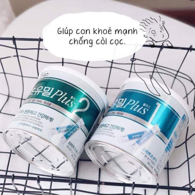 Sữa Non ILDong Foodis Plus 2Hàn Quốc, tăng kháng thể cho trẻ em còi xương, suy dinh dưỡng, bé mới ốm dậy, không được khỏe và những bé biếng ăn, số 2 - OZ Slim Store